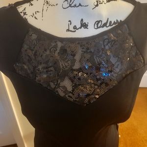 Lace Top Detail Bodycon Dress